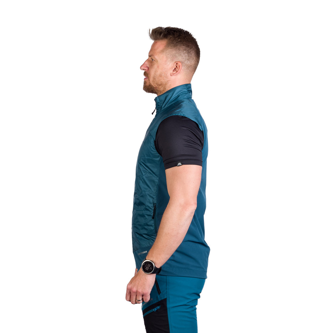 VE-3471OR men's light active insulated hybrid vest TRACY