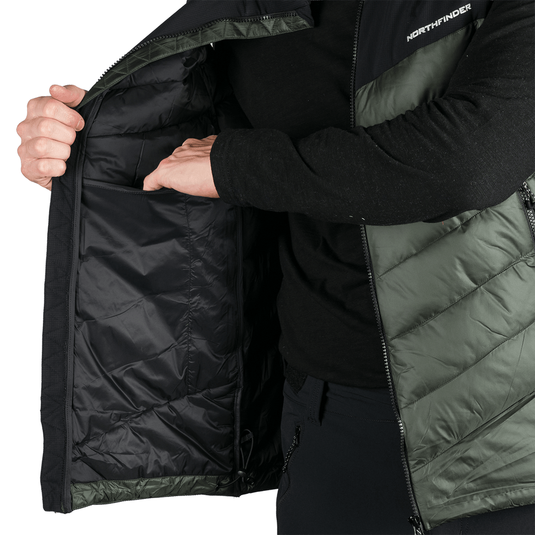 VE-3500OR men's outdoor insulated vest JEDRICK