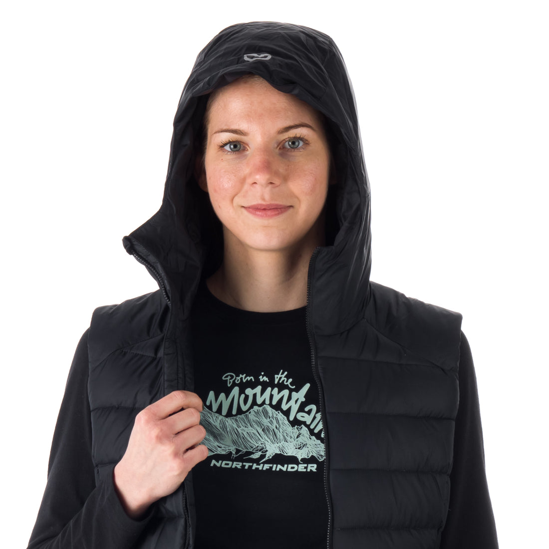 VE-4425OR women's outdoor like down vest insulated BETTIE