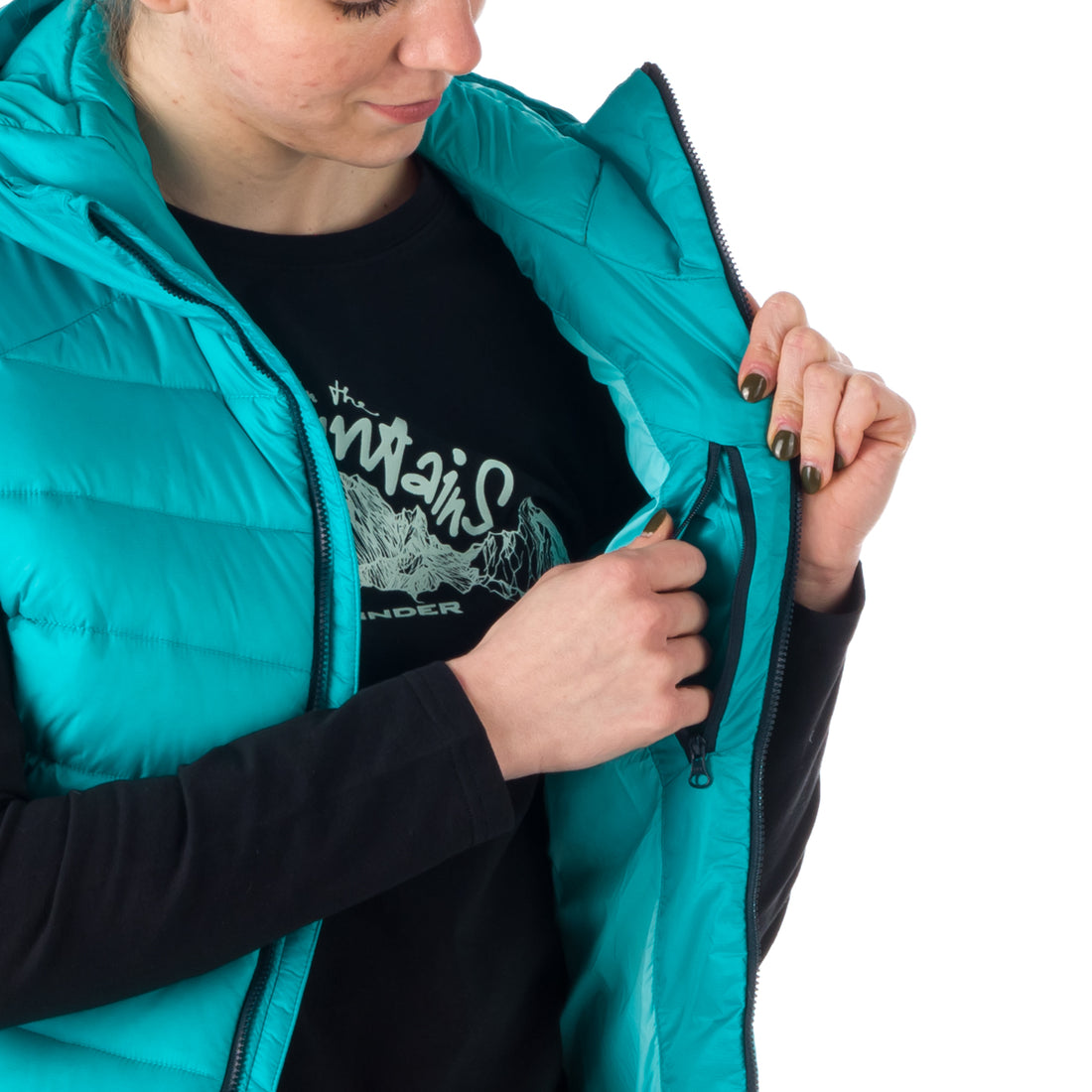 VE-4425OR women's outdoor like down vest insulated BETTIE