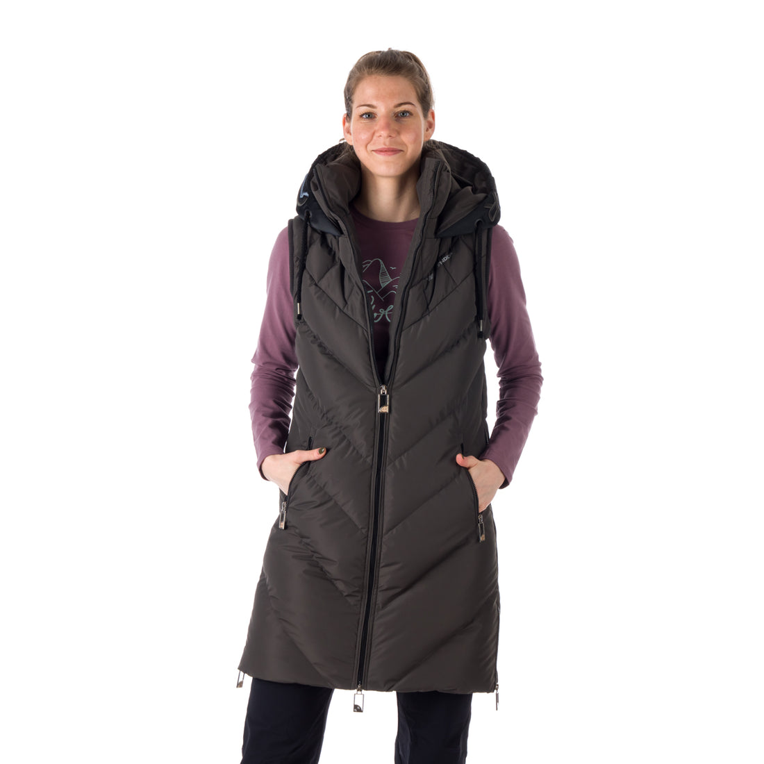 VE-4432SP women's casual trendy like down vest ISIS