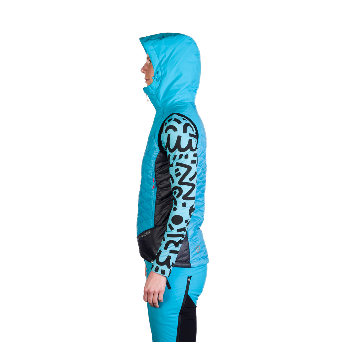 VE-44451SKP women's ski-touring vest padded Primaloft® Gold JAVOROVA