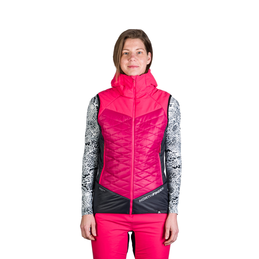 VE-44451SKP women's ski-touring vest padded Primaloft® Gold JAVOROVA