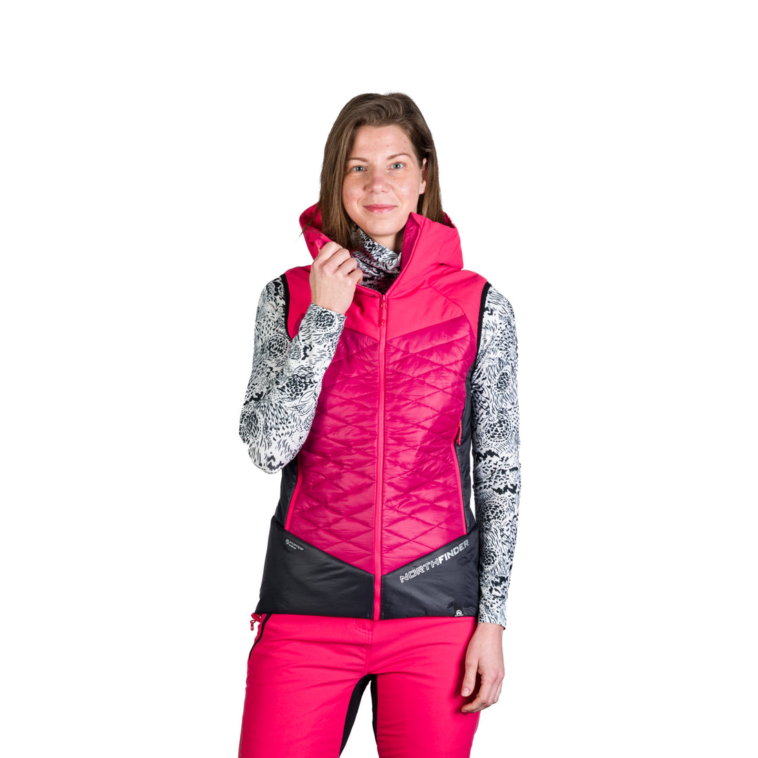 VE-44451SKP women's ski-touring vest padded Primaloft® Gold JAVOROVA