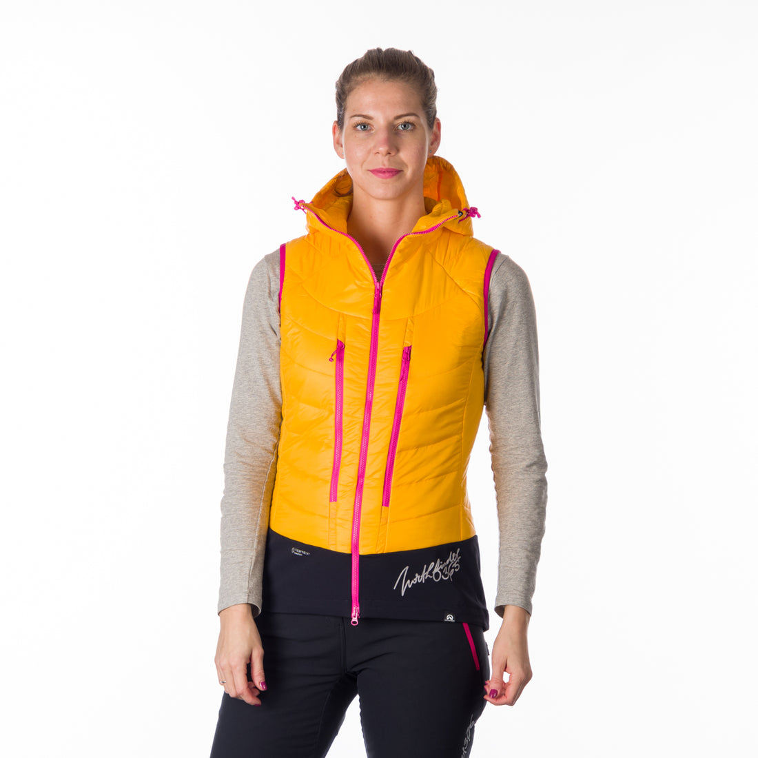 VE-4445SKP women's ski-touring vest padded Primaloft Gold JAVOROVA