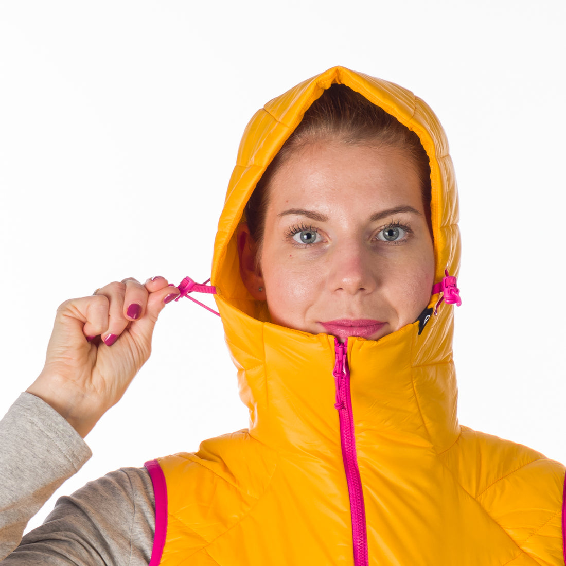 VE-4445SKP women's ski-touring vest padded Primaloft Gold JAVOROVA