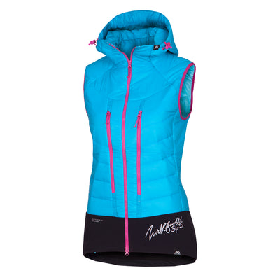 VE-4445SKP women's ski-touring vest padded Primaloft Gold JAVOROVA