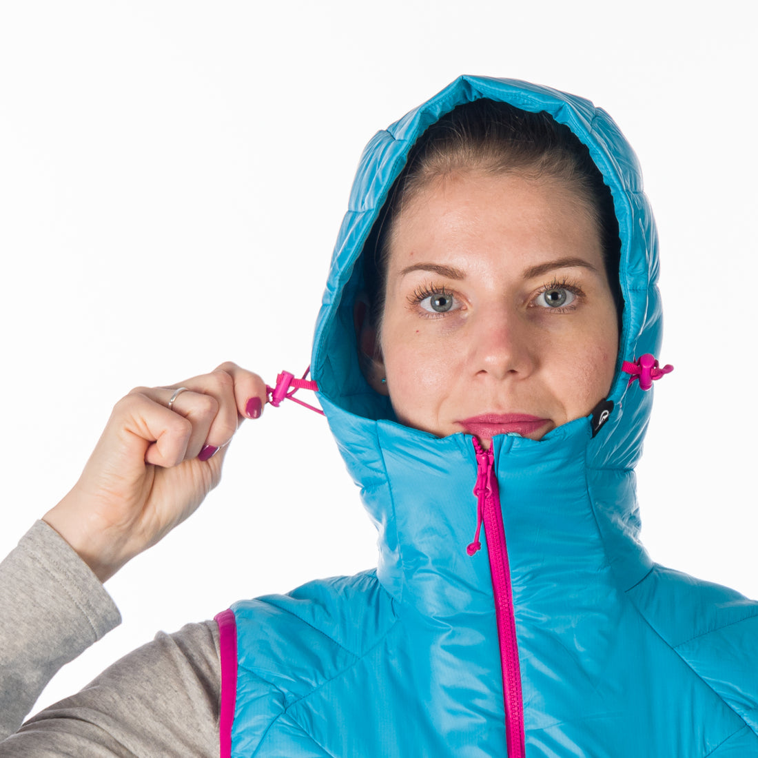 VE-4445SKP women's ski-touring vest padded Primaloft Gold JAVOROVA