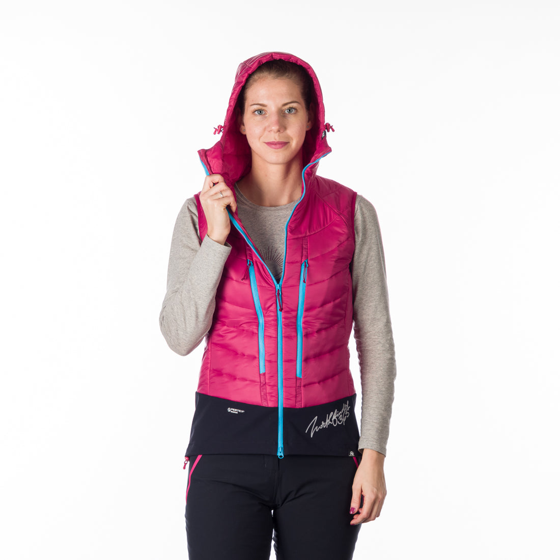 VE-4445SKP women's ski-touring vest padded Primaloft Gold JAVOROVA