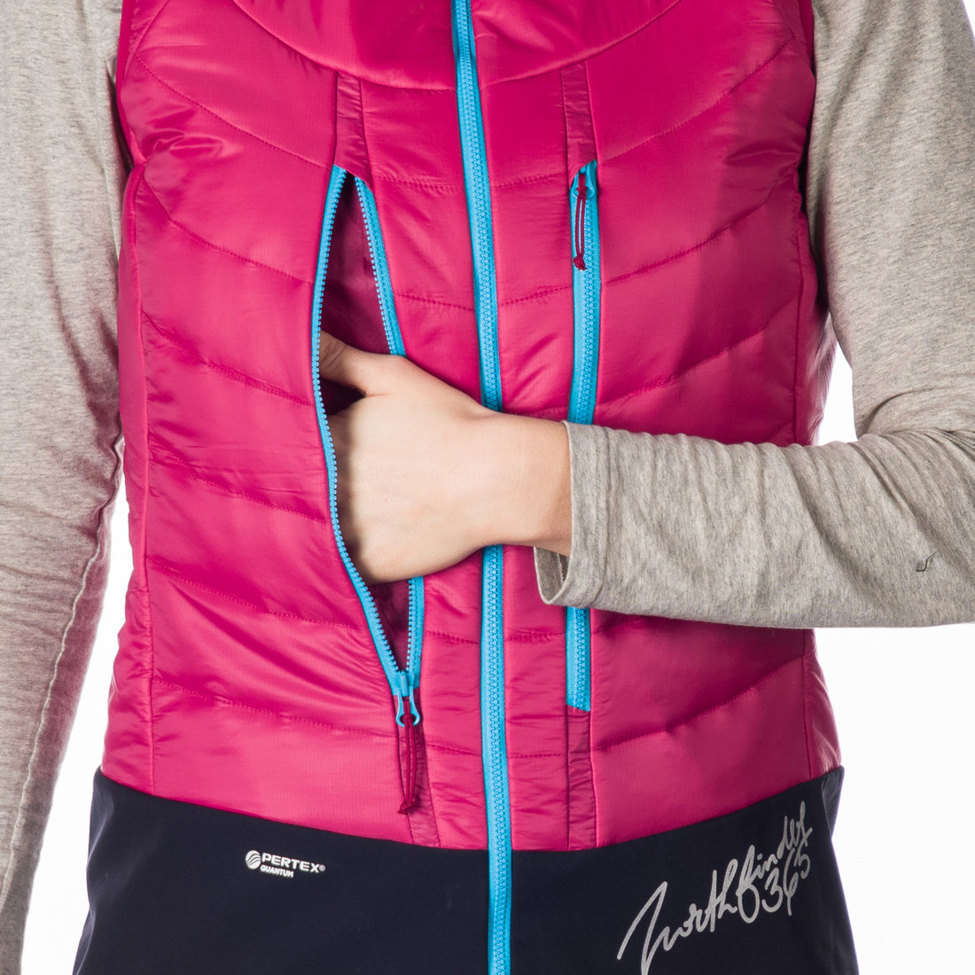 VE-4445SKP women's ski-touring vest padded Primaloft Gold JAVOROVA