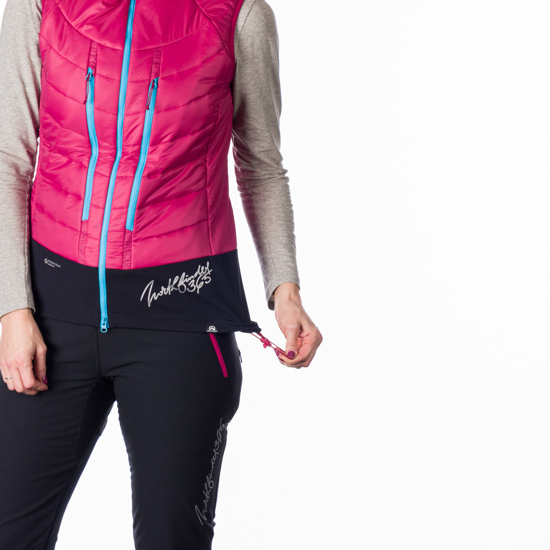 VE-4445SKP women's ski-touring vest padded Primaloft Gold JAVOROVA