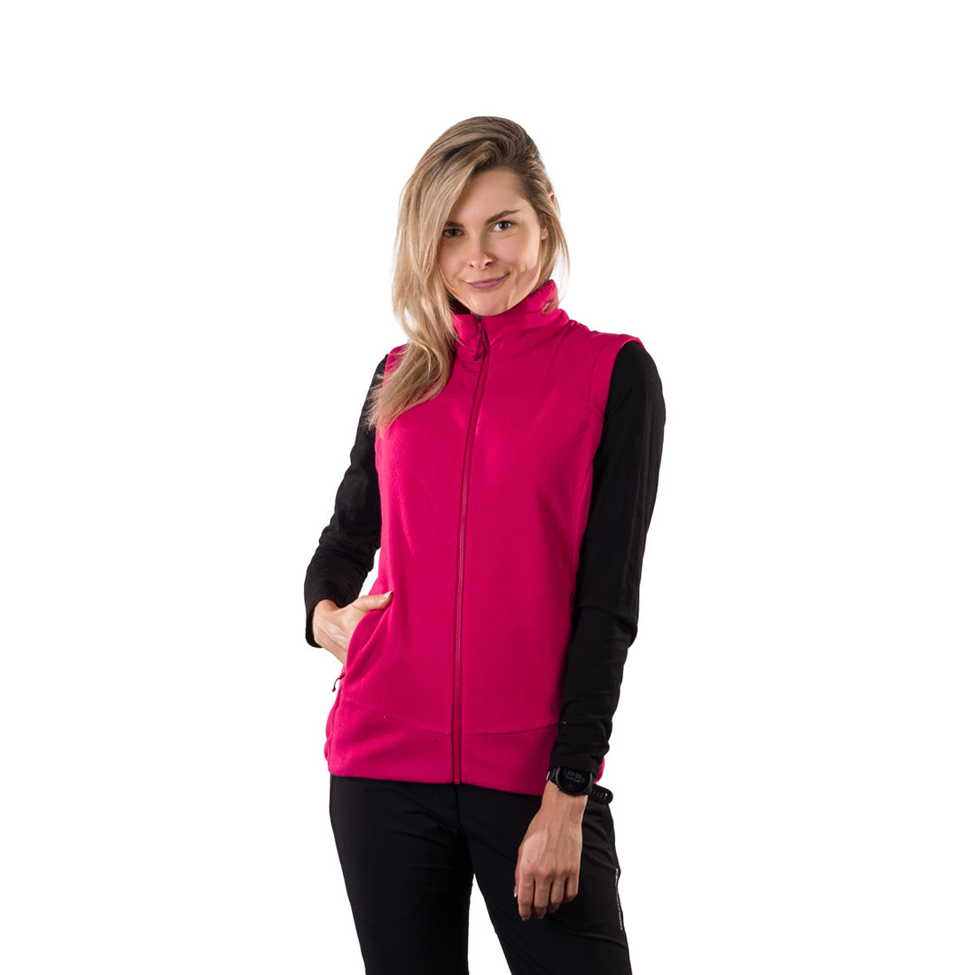 VE-4450OR women's fleece vest EVELIN