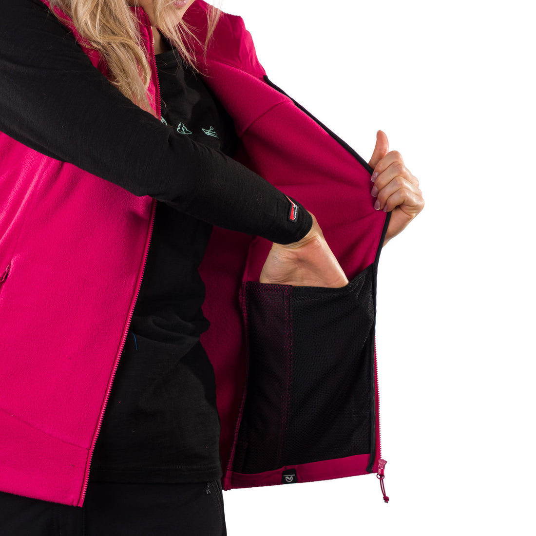 VE-4450OR women's fleece vest EVELIN