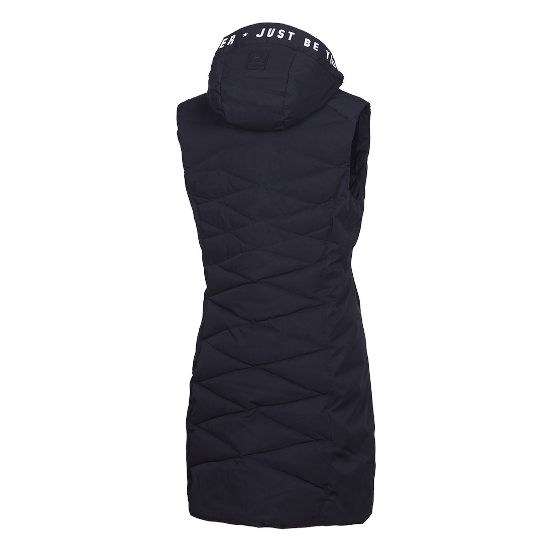 VE-4460SNW women's ski trendy quilted long vest BETTY