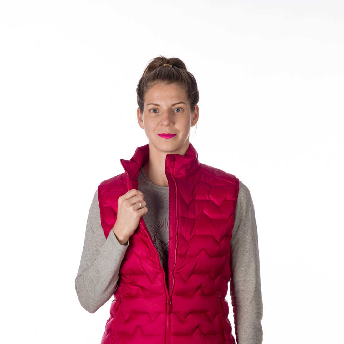 VE-4461OR women's outdoor like down vest insulated FERN