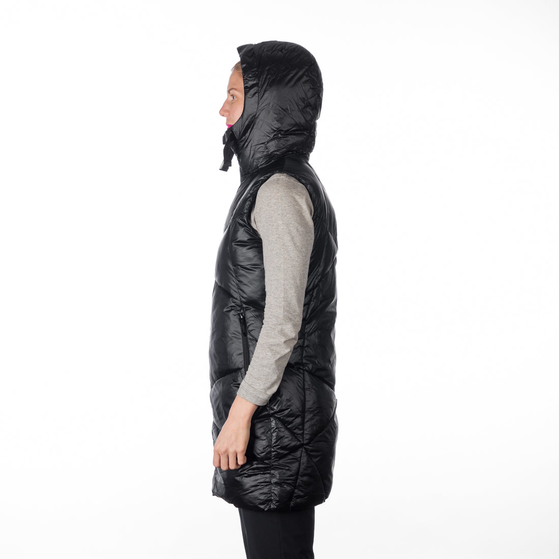 VE-4464SP women's casual trendy like down vest ROSEMARY