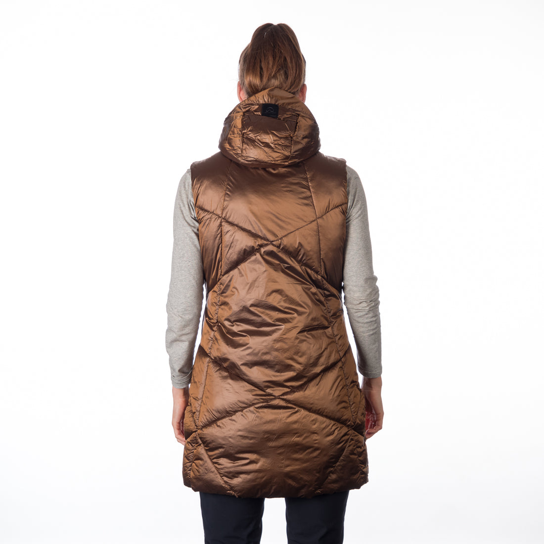 VE-4464SP women's casual trendy like down vest ROSEMARY