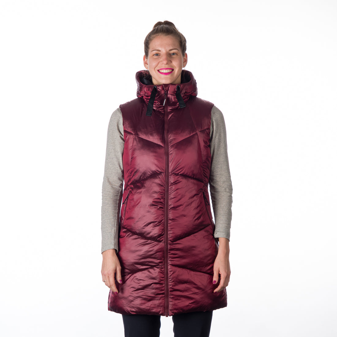 VE-4464SP women's casual trendy like down vest ROSEMARY