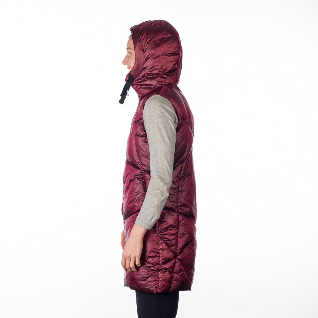 VE-4464SP women's casual trendy like down vest ROSEMARY