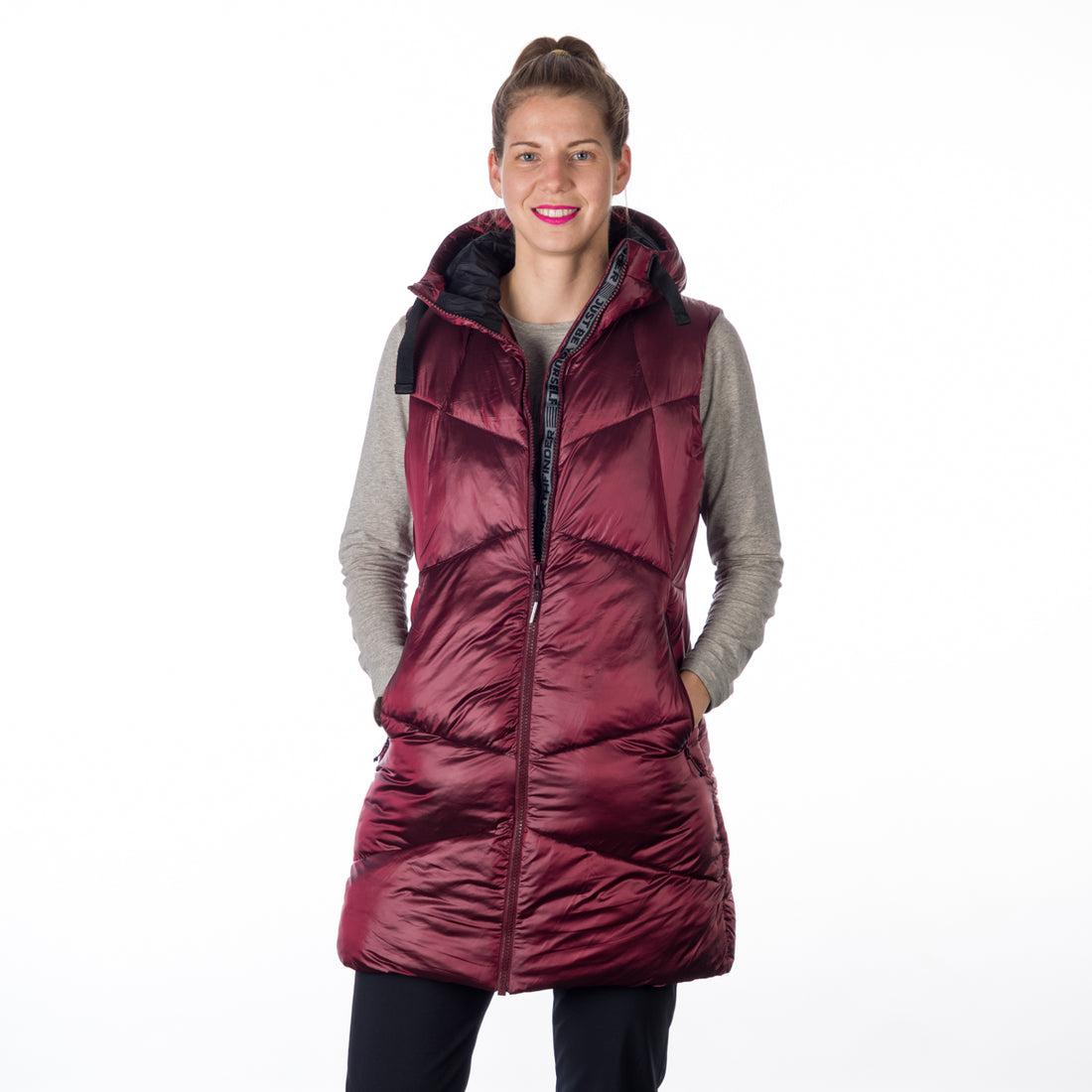 VE-4464SP women's casual trendy like down vest ROSEMARY