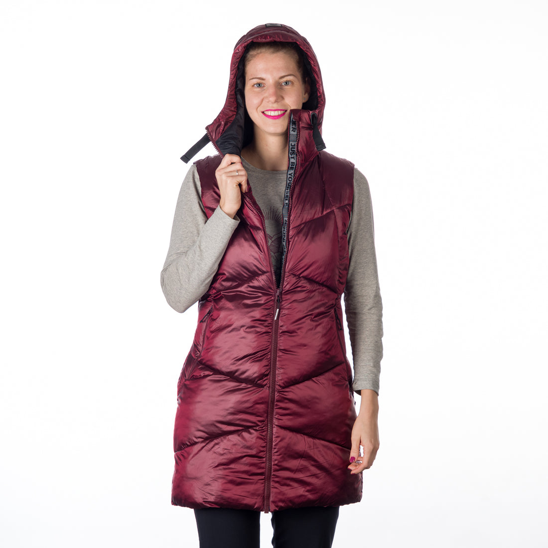 VE-4464SP women's casual trendy like down vest ROSEMARY