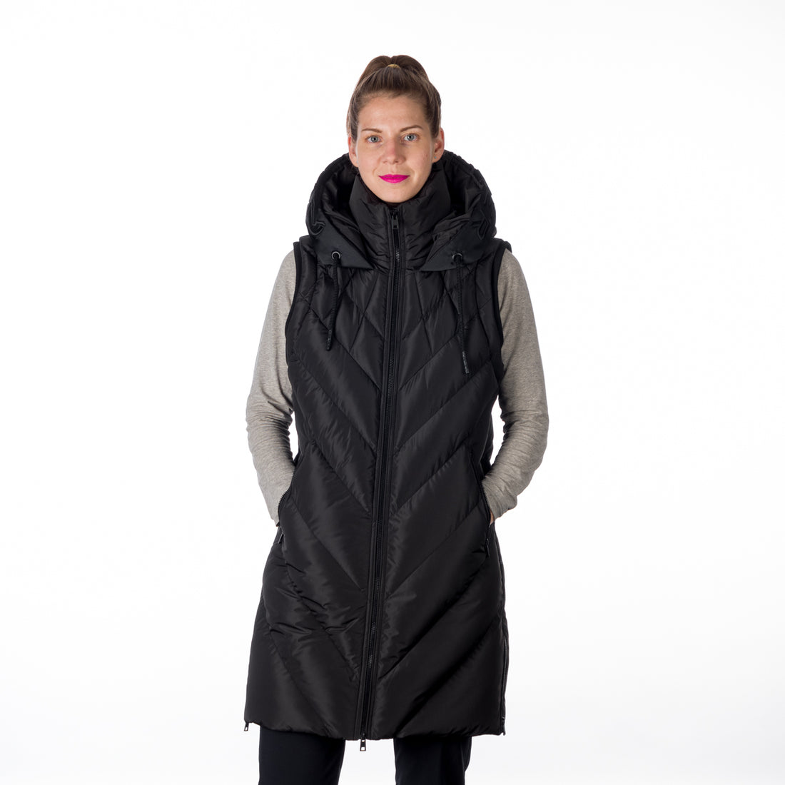 VE-4465SP women's casual trendy like down vest VELDA