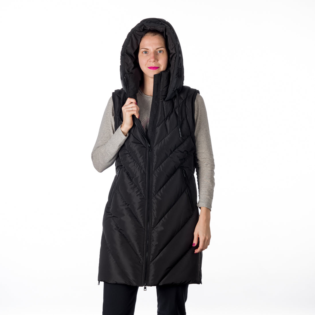 VE-4465SP women's casual trendy like down vest VELDA