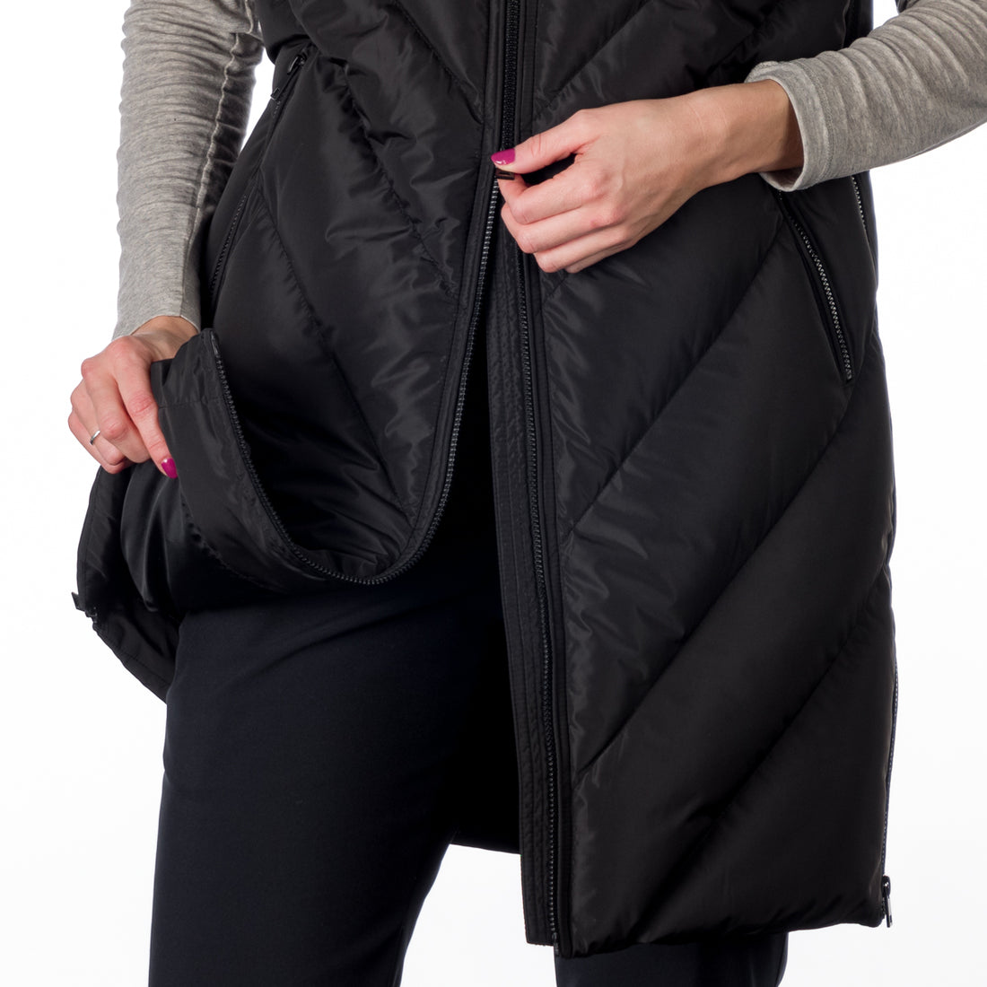 VE-4465SP women's casual trendy like down vest VELDA