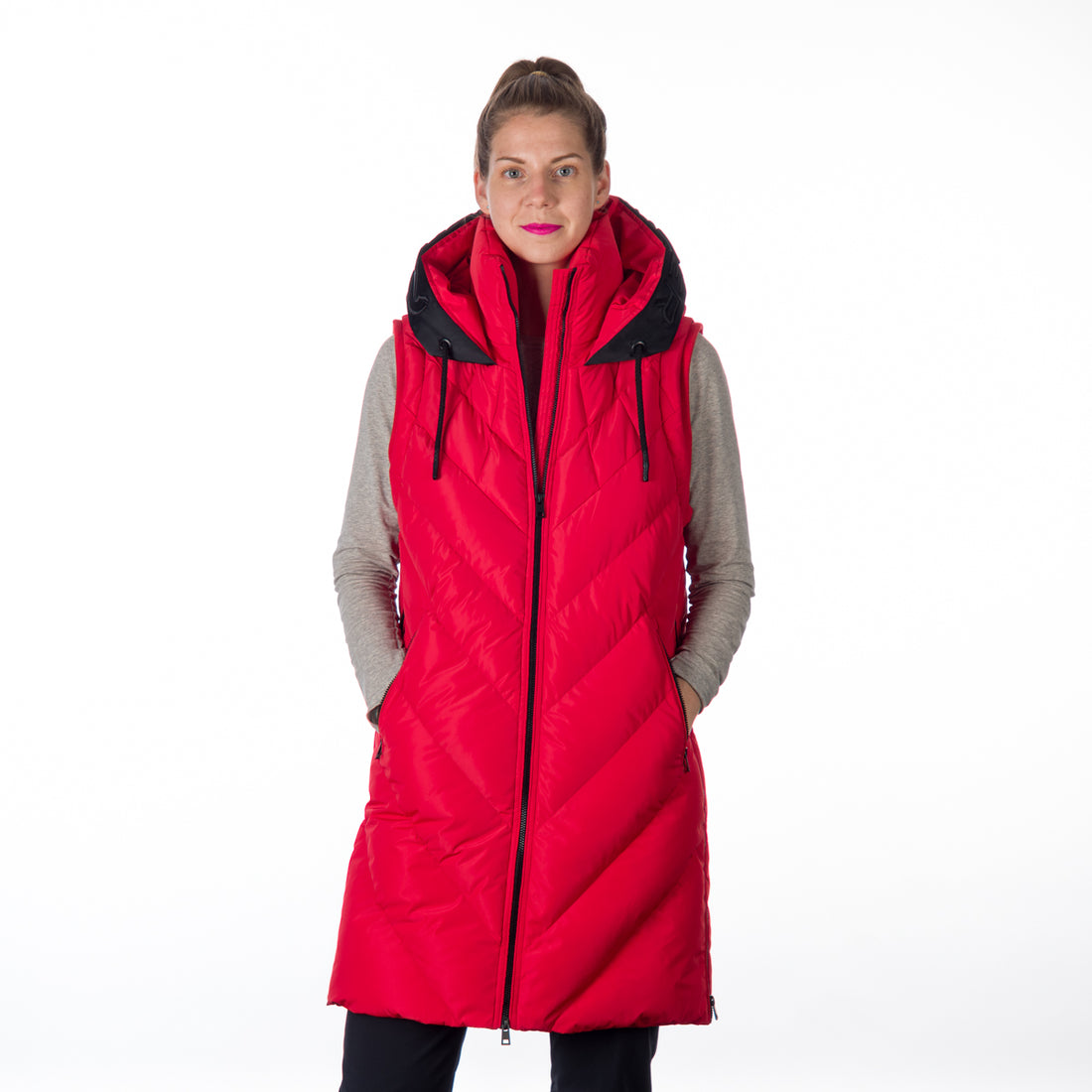 VE-4465SP women's casual trendy like down vest VELDA