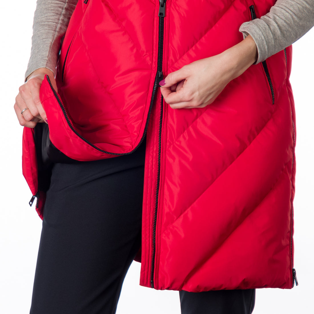VE-4465SP women's casual trendy like down vest VELDA