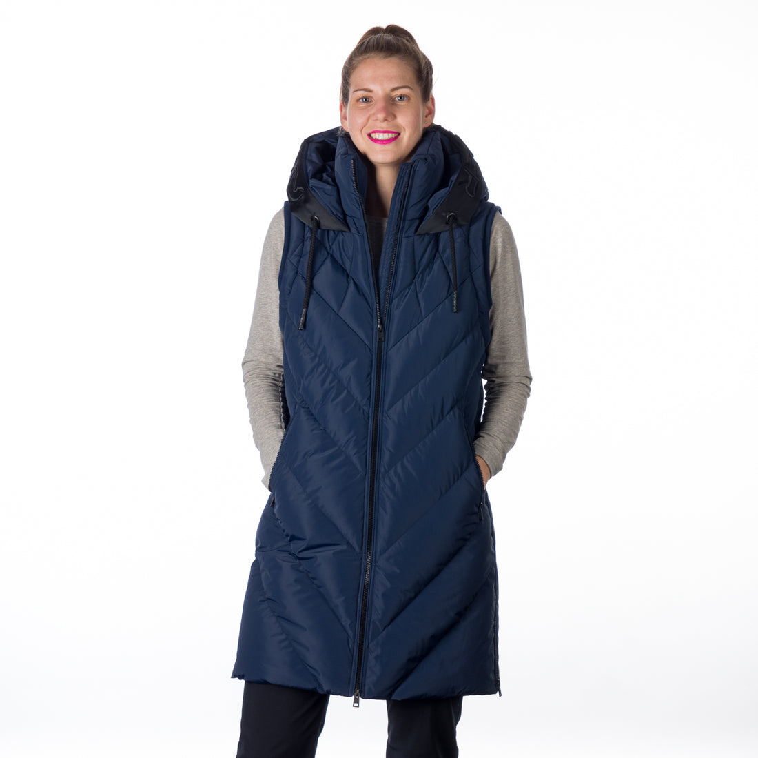 VE-4465SP women's casual trendy like down vest VELDA