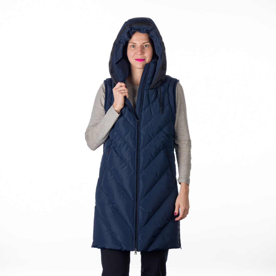 VE-4465SP women's casual trendy like down vest VELDA