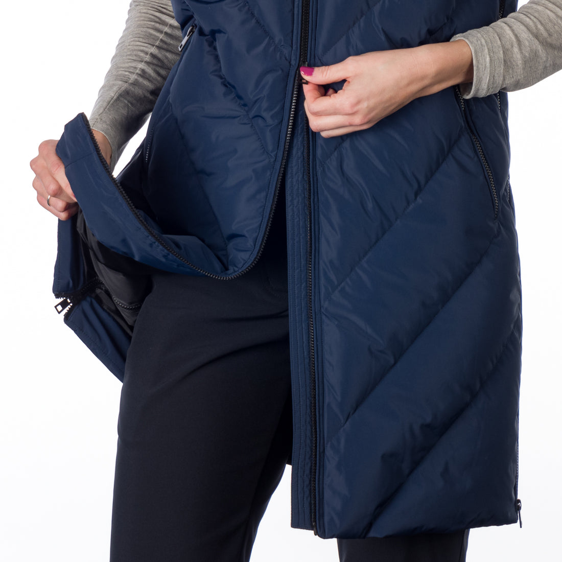 VE-4465SP women's casual trendy like down vest VELDA