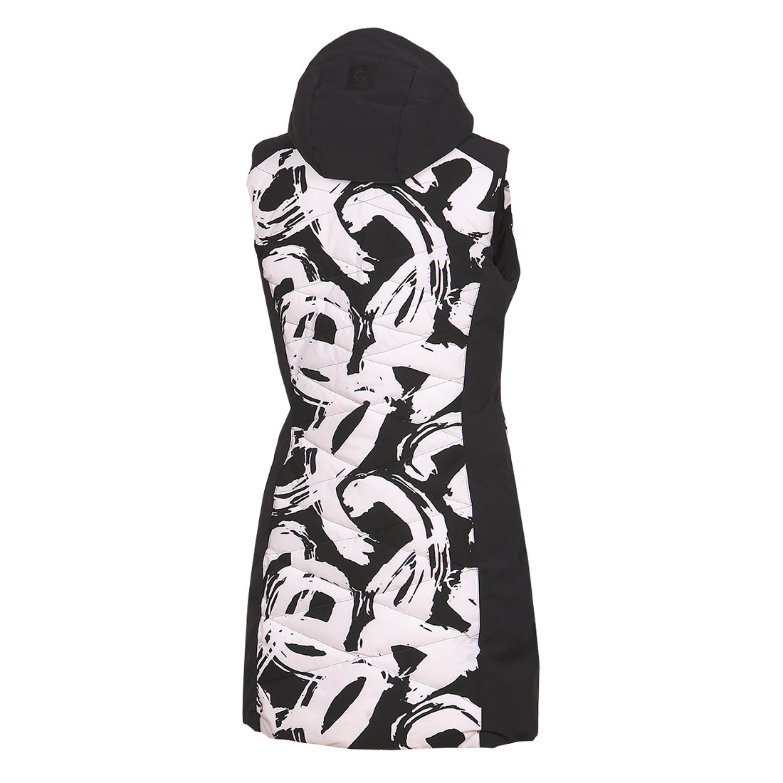 VE-4480SNW women's ski trendy quilted long vest STACY