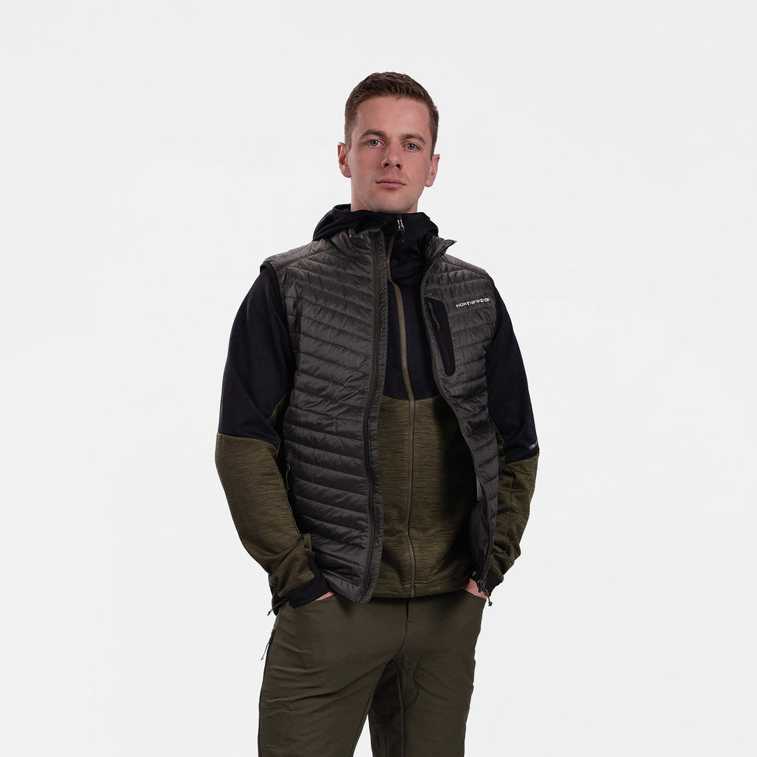 VE-5000OR men's outdoor style vest primaloft® ZAYNA