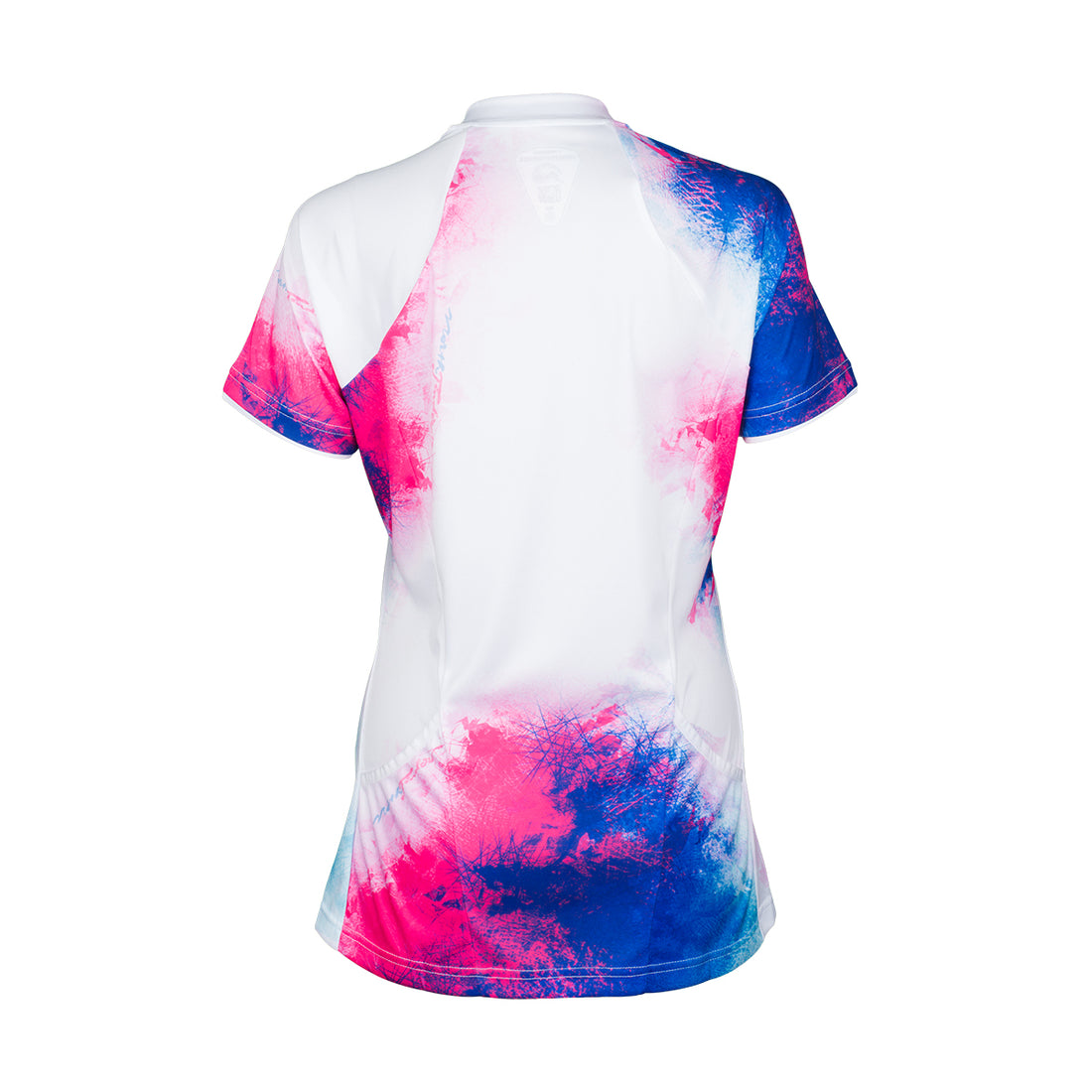Women's e-bike t-shirt comfortable full zip with all print DIKA