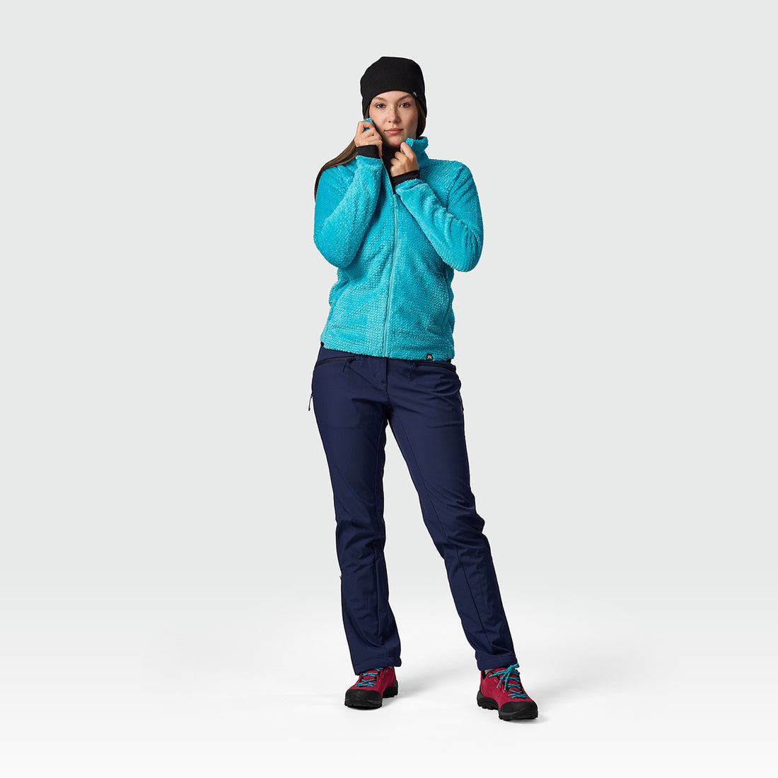 women's fleece active sweater