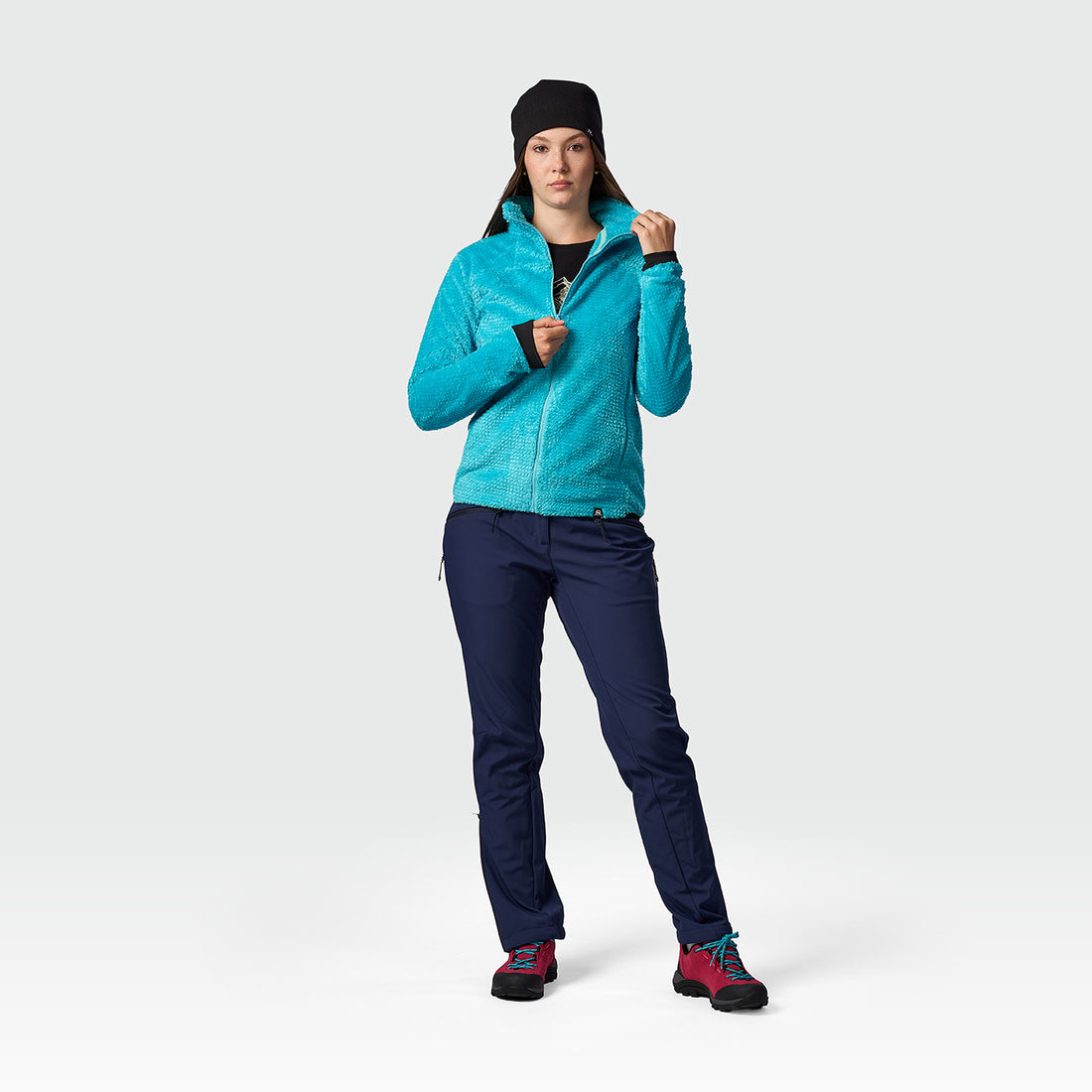 women's fleece active sweater