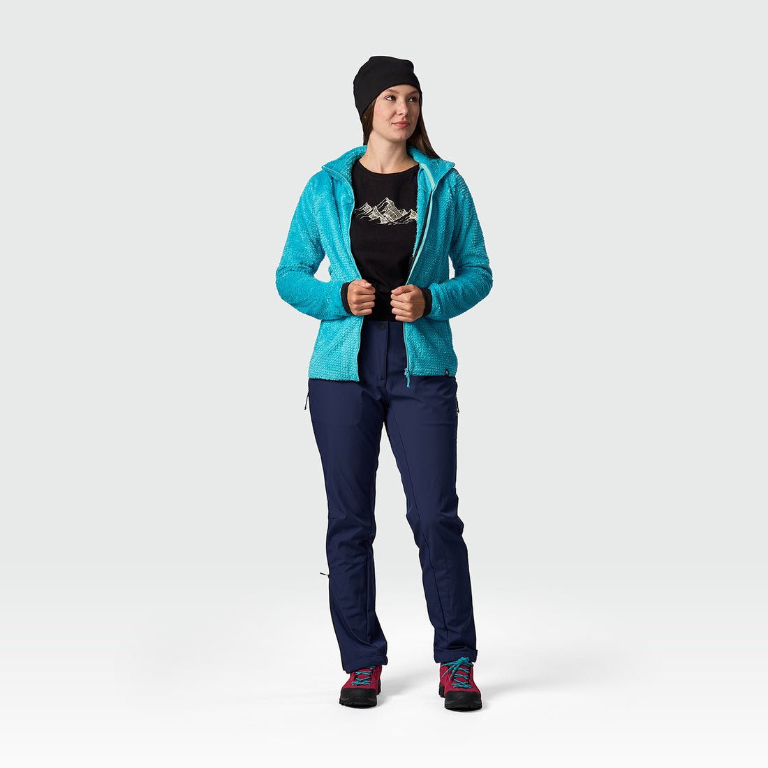 women's fleece active sweater