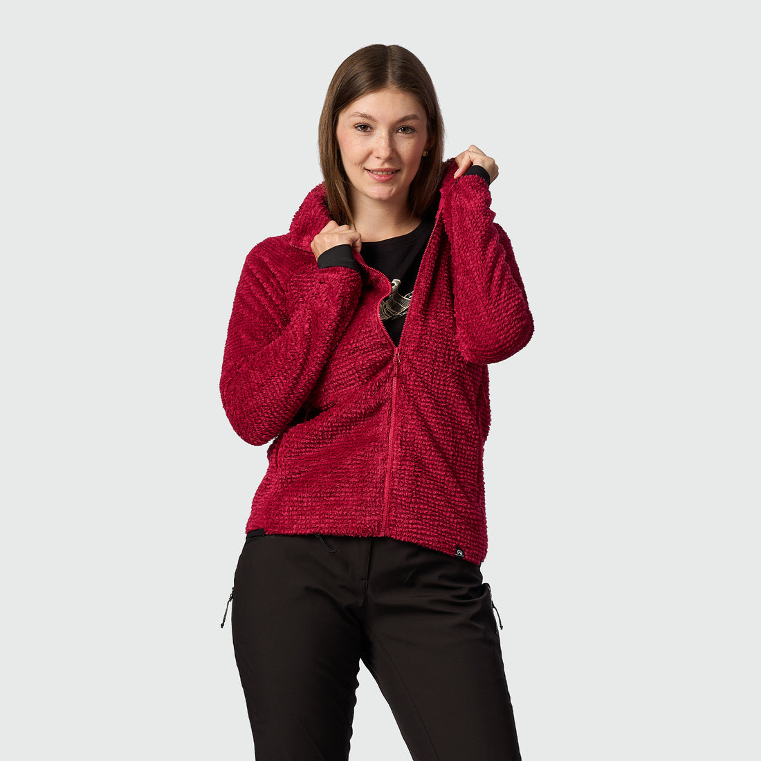 women's fleece active sweater