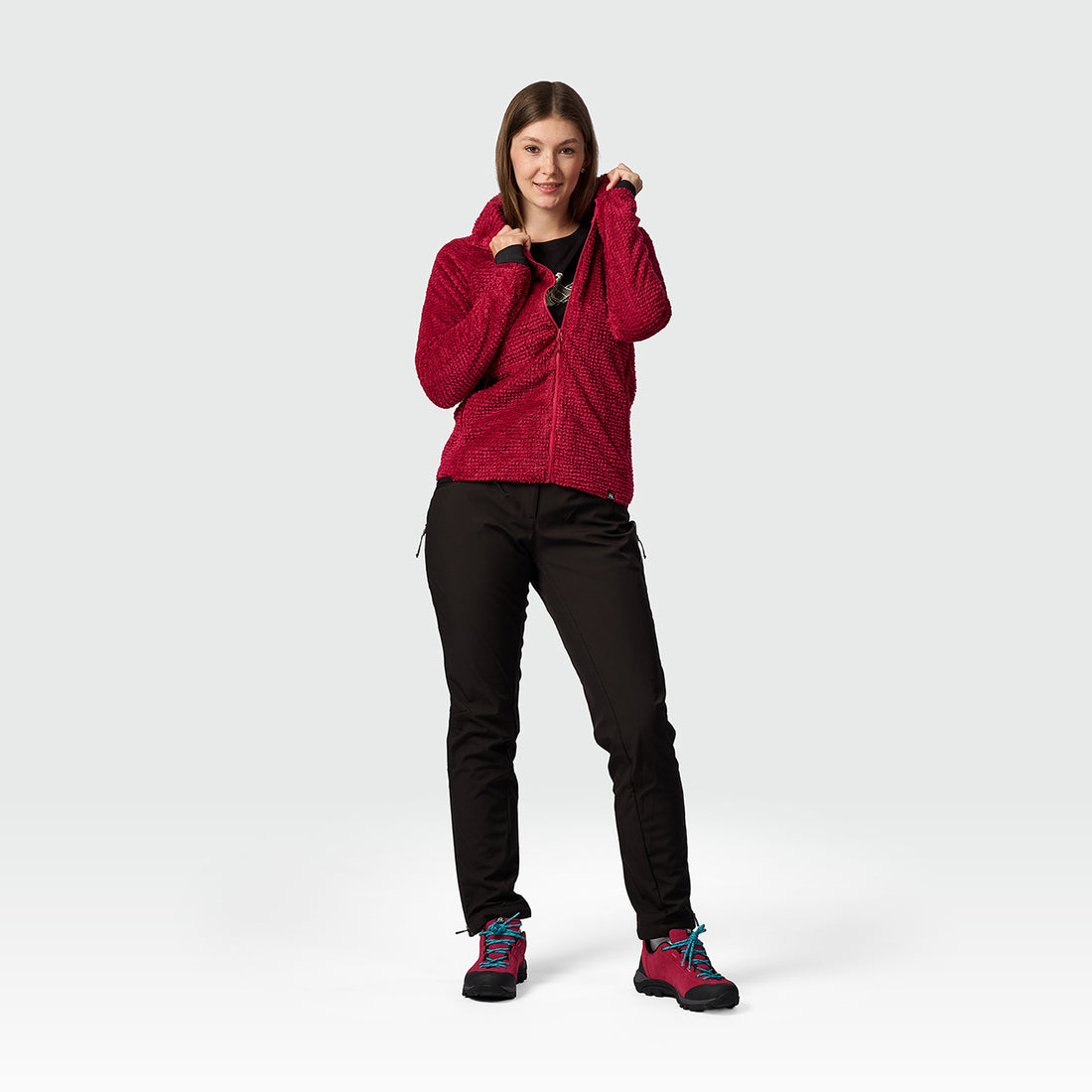 women's fleece active sweater