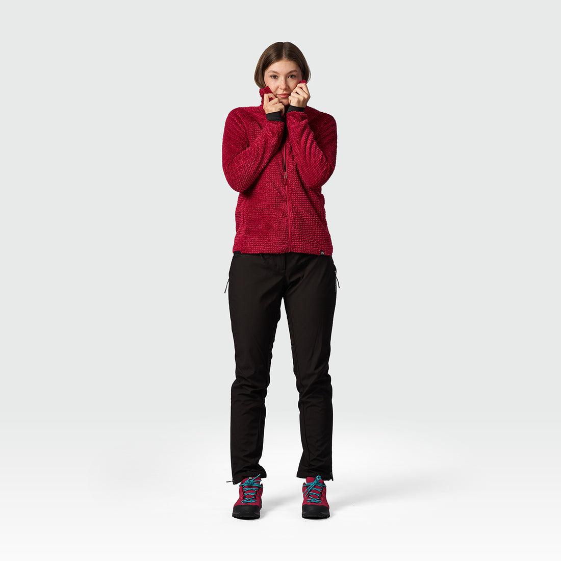 women's fleece active sweater