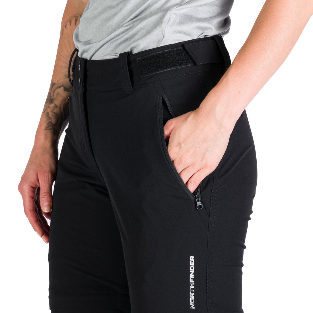 Women's hiking elastic pants 2in1 KAY