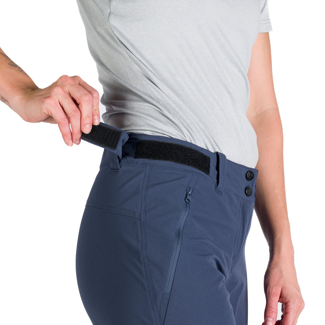 Women's hiking elastic pants 2in1 KAY