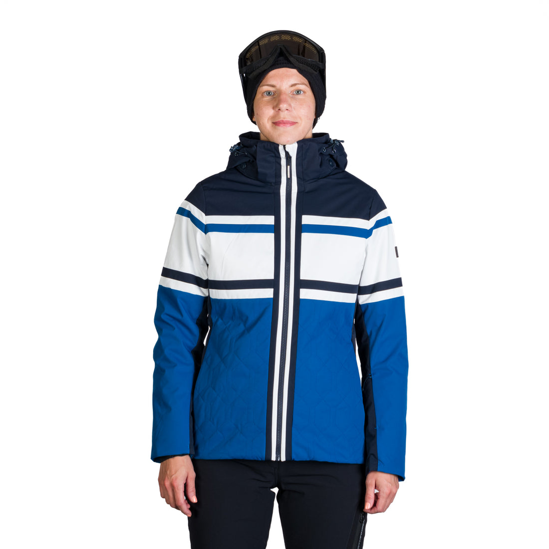 Women's ski jacket insulated with membrane SKYLA 