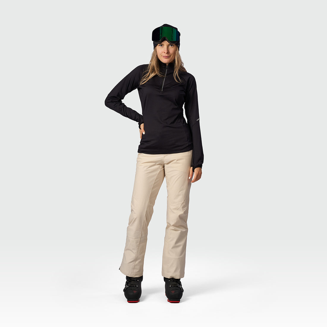Women's technical ski active sweater JASLYN