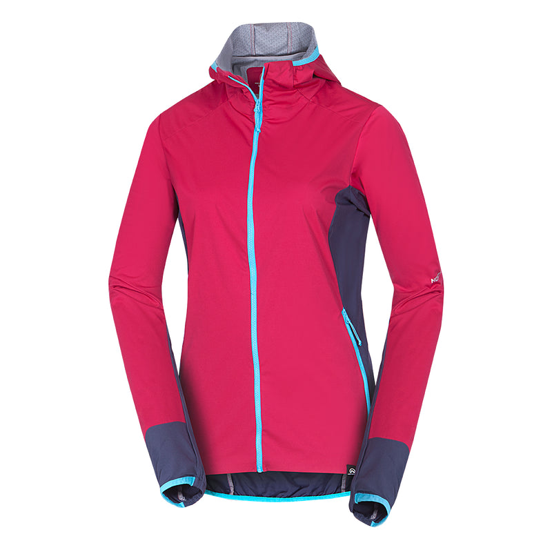  Women's trekking hybrid multisport lightweight jacket 2.5L KENDRA