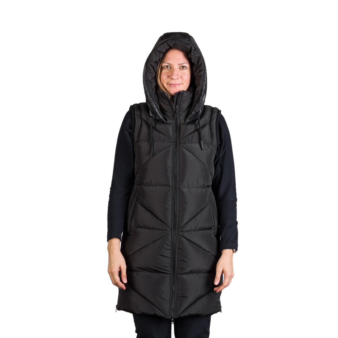 Women's warm quilted vest JERRI