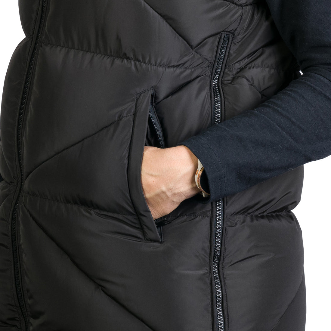 Women's warm quilted vest JERRI