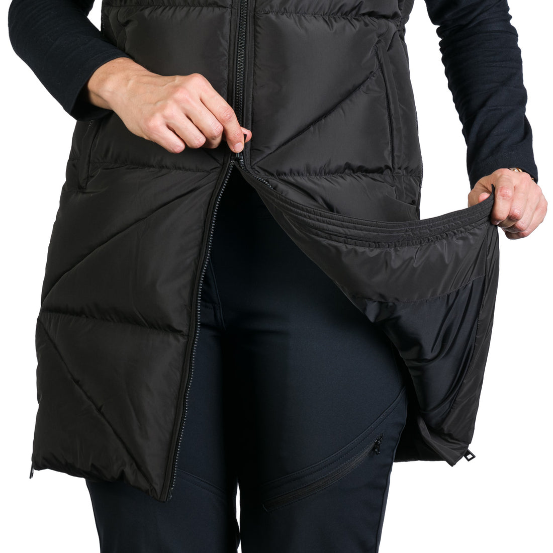 Women's warm quilted vest JERRI
